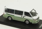 1:43 Scale White-Green Diecast Jinbei Hiace Van Model