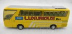 Kids Diecast White / Yellow / Blue Toy City Bus