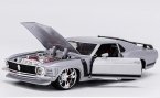 1:24 Scale Silver Maisto Diecast Ford Mustang BOSS 302 Model