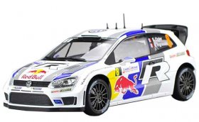 White 1:18 Scale NO.8 NOREV Diecast VW Polo R WRC Model