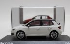 1:43 Scale Red / Blue / White Diecast Skoda Fabia Model