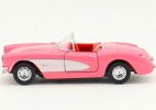 1:36 Scale Pink Welly Diecast 1957 Chevrolet Corvette Toy