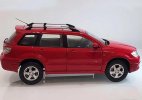 Red / Blue 1:18 Scale Diecast 2004 Mitsubishi Outlander Model