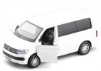 Black /White /Silver 1:36 Scale Kids Diecast VW T6 Multivan Toy