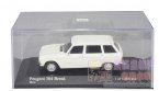 White 1:43 Scale Minichamps Diecast Peugeot 304 Break Model