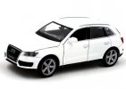 White / Black / Blue Kids 1:32 Scale Diecast Audi Q5 Toy