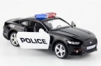 Kids Black Police 1:36 Diecast 2015 Ford Mustang GT Car Toy
