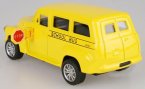 Kids Bright Yellow Pull-Back Function Die-Cast School Bus Toy