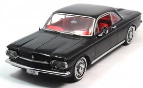 Black 1:18 Scale SunStar Diecast 1963 Chevrolet Corvair Model