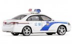 1:32 Scale White Diecast Hyundai Sonata Police Car Toy