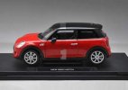 1:18 Scale Red Welly 2015 Diecast Mini Cooper Hatch Model