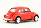 1:32 Scale Kids Pink / Blue / Red Diecast VW Beetle Toy