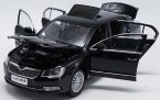 Black 1:18 Scale Diecast Skoda New Superb Model