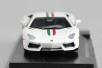 1:64 Green / White Diecast Lamborghini Aventador LP700-4 Model