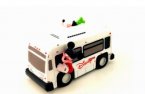 Kids White Mickey Mouse And Donald Duck Die-cast Bus Toy