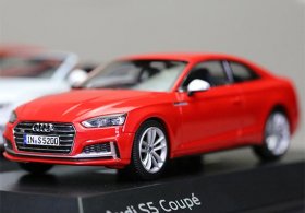 1:43 Scale Red Diecast 2017 Audi S5 Coupe Model