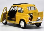 Yellow / Red / Blue 1:24 Scale Bburago Diecast Fiat 500F Model