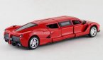 Kid Long Scale Pull-Back Function Diecast Ferrari Laferrari Toy