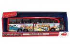 Red / Blue Kids City Travel Plastic Coach Bus Toy