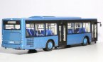 1:42 Scale Blue Diecast Yutong ZK6128HG City Bus Model