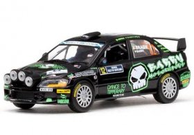 Black 1:43 NO.12 Diecast Mitsubishi Lancer Evolution IX Model