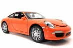 Blue / Yellow /Orange 1:32 Diecast Porsche 911 Carrera S Toy