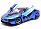 White / Silver Kids 1:14 Scale Full Functions R/C BMW I8 Toy