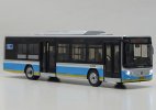 1:43 Scale Blue Beijing NO.44 Diecast Foton AUV City Bus Model