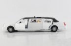 Kids 1:38 Black / White / Gray Diecast Lincoln Limousine Toy