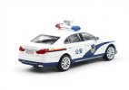 1:64 Scale White Police Diecast 2017 Hongqi H7 Model