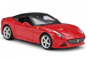 Blue / Red Bburago 1:18 Diecast Ferrari California T Model