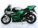 Green 1:12 Scale MaiSto Diecast Benelli Tornado Tre 1130 Model