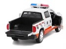 Kids White-Orange 1:32 Scale Die-Cast Toyota Tundra Pickup Toy