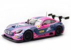 Pink-Blue 1:64 Scale NO.4 Diecast Mercedes AMG GT3 Model