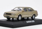 Golden / Blue / White 1:43 Diecast VW Santana 2000 Model