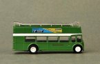 Kids 1:76 Scale Green Color Alloy London Double Decker Tour Bus