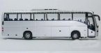 1:43 Scale Silver Die-Cast Volvo 9700 Bus Model