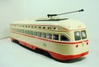 White-Red 1:50 Scale Corgi Die-Cast Tram Model