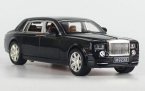 Wine Red / Black / Golden 1:24 Diecast Rolls-Royce Phantom Toy