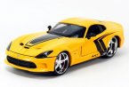 Yellow 1:24 MaiSto Diecast 2013 Dodge SRT Viper GTS Model