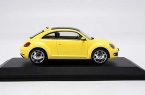 1:43 Blue /White /Red /Yellow Diecast VW Beetle Cabriolet Model