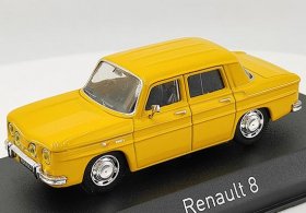 Yellow 1:43 Scale NOREV Diecast Renault 8 Model