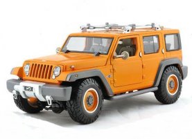 Orange 1:18 Scale Maisto Diecast Jeep Commander Model