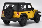 Yellow / Red 1:18 Scale Maisto Diecast Jeep Wrangler Model