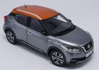 1:18 Scale Gray Diecast 2017 Nissan Kicks Model