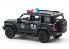 1:64 Scale Black Police Diecast 2023 Tank 300 SUV Model