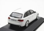 Minichamps White / Gray 1:43 Scale Diecast Audi A4 Avant Model