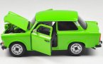 Green 1:24 Scale Welly Diecast Trabant 601 Model