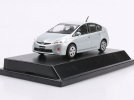 Silver / White 1:43 Scale Diecast Toyota Prius Model