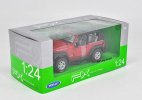 1:24 Scale Welly Diecast 2007 Jeep Wrangler Model